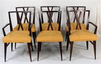 Set Six Tommi Parzinger Dining Chairs