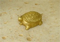 Lorin Marsh Gilt Metal Turtle Box