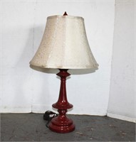 Painted metal lamp