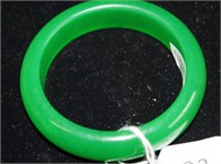 Green Jade bangle, with attractive even