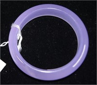 Purple jade bangle, with attractive