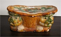 Large Tang Sancai pottery pillow,