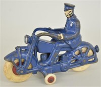 Unmarked Cast Iron Motorcycle-7" Champion?