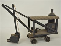 Early Pressed Steel BUDDY L Steam Shovel
