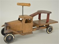 Early Turner Pressed Steel Sit-N-Ride Truck-Light