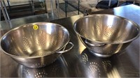 2 Large Strainers