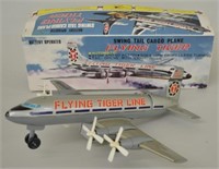 Large TN Japan Flying Tiger Cargo Plane w/Box