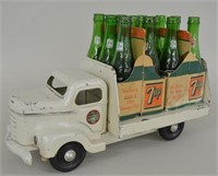 Scarce Minnitoy 7-Up Bottle Carrier Truck