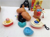 Mr & Mrs Potato Head And Fisher Price Tub Toys