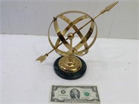 Brass Sundial w/ Possible Weighted Marble Base