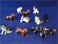 Vintage Animal Figurines - 12 Total