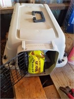 Animal Carrier With Cat Supplies