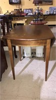 Mahogany drop leaf breakfast table with the