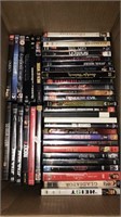 Box lot of 40 DVDs