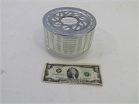 6" Candle Warmer    Glass / Stainless Steel