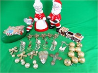 Christmas Decor Ceramic Mr. & Mrs. Claus & More