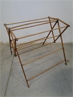 Old Foldup Wooden Clothes Drying Rack