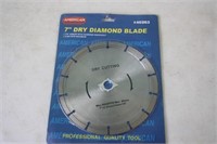 New 7" Dry Diamond Blade