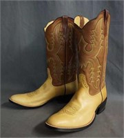 Rios of Mercedes Tan Remuda Cowboy Boots 10.5 A