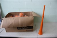 Box of Plastic Vuvuzela Horns