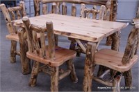 3x4 Table Set Pine And Aspen