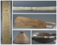 5 ethnographic objects. 20th century