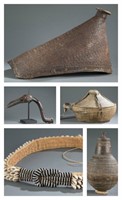 5 African objects. 20th century.