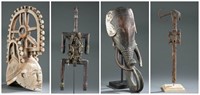 4 African objects. 20th century.