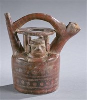 Requay pottery vessel with figure.