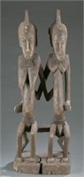 Primordial couple figure. 20th century.