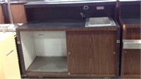 Mobile bar w/sink (missing door)