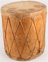 Vintage Native American Indian Rawhide Drum