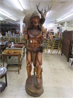 QUATAMOC STATUE-LAST KING IN MEXICO 84"T