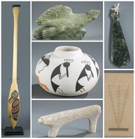 Group of 6 Ethnographic objects.