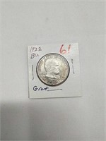 1922 Grant Commemorative Half-dollar Uncirculated