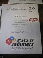 $100 Gift Cert for Catz n Jammers, Courtesy of