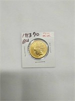 1913 Indian Head $10 Gold Piece Unc