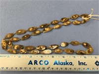 Alaskan coral necklace 1988 36" long