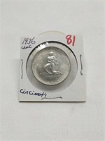 1936 Cincinnati commemorative half-dollar UNC