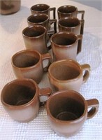 Frankoma Pottery Coffee Cups