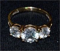 10kt Yellow Gold & CZ Ring