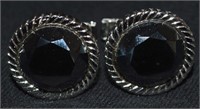 Alaskan Black Diamond Genuine Hematite Cufflinks