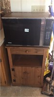 Microwave and stand