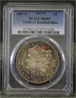 1887 S  PCGS MS 65 Morgan Silver Dollar