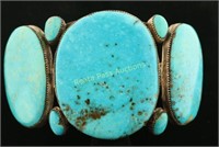 Sleeping Beauty Turquoise Large Stone Cuff