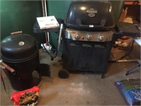Gas grill and smoker.