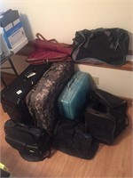 Misc. luggage and duffle bags.