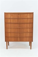 DANISH TEAK 6 DRAWER CHEST