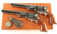 Cased Pair of Colt 1851 Navy Revolvers