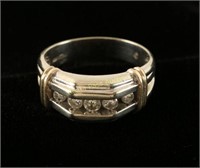 Men's Diamond & Gold Ring